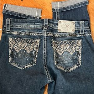 Miss Me Mid-Rise Easy Cropped Size 29